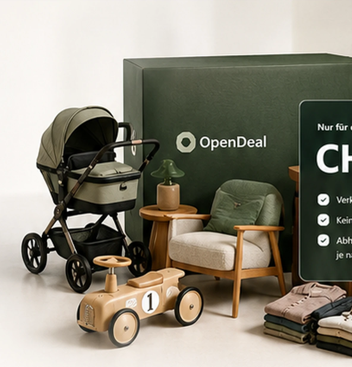 Selected pre-owned children’s items, furniture and clothing at OpenDeal