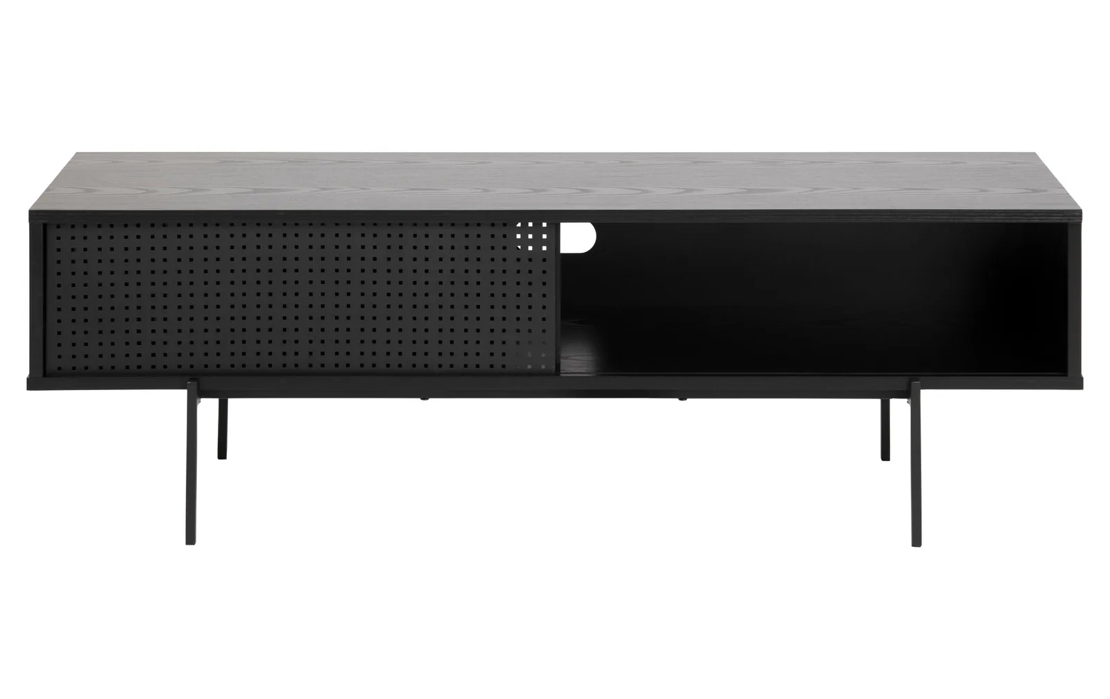AC Design TV-Möbel Angus 140 x 40 x 44.5 cm, Schwarz