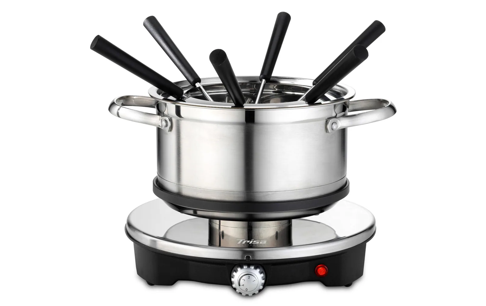 Trisa Vario Inox 9 Teile, Schwarz/Silber