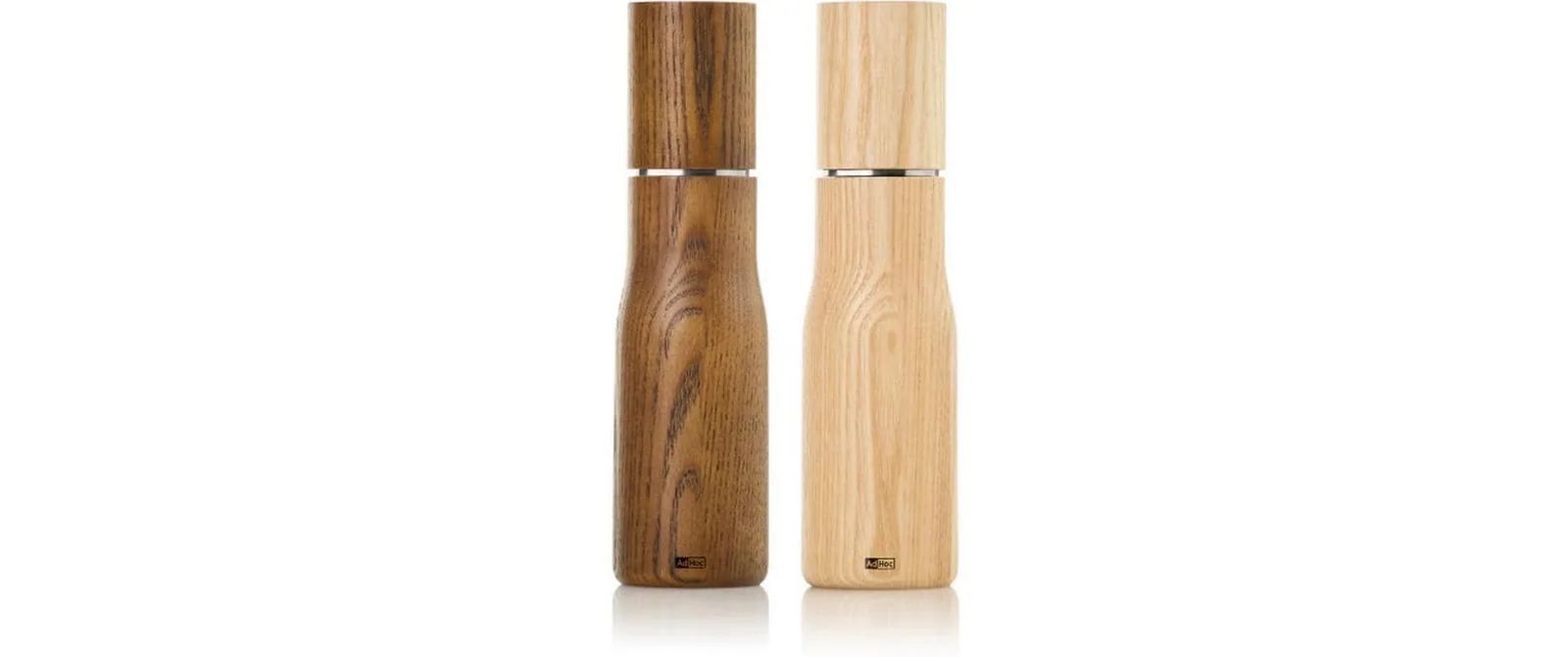 AdHoc Salz- und Pfeffermühle Levo, Nussbraun / Hellbraun