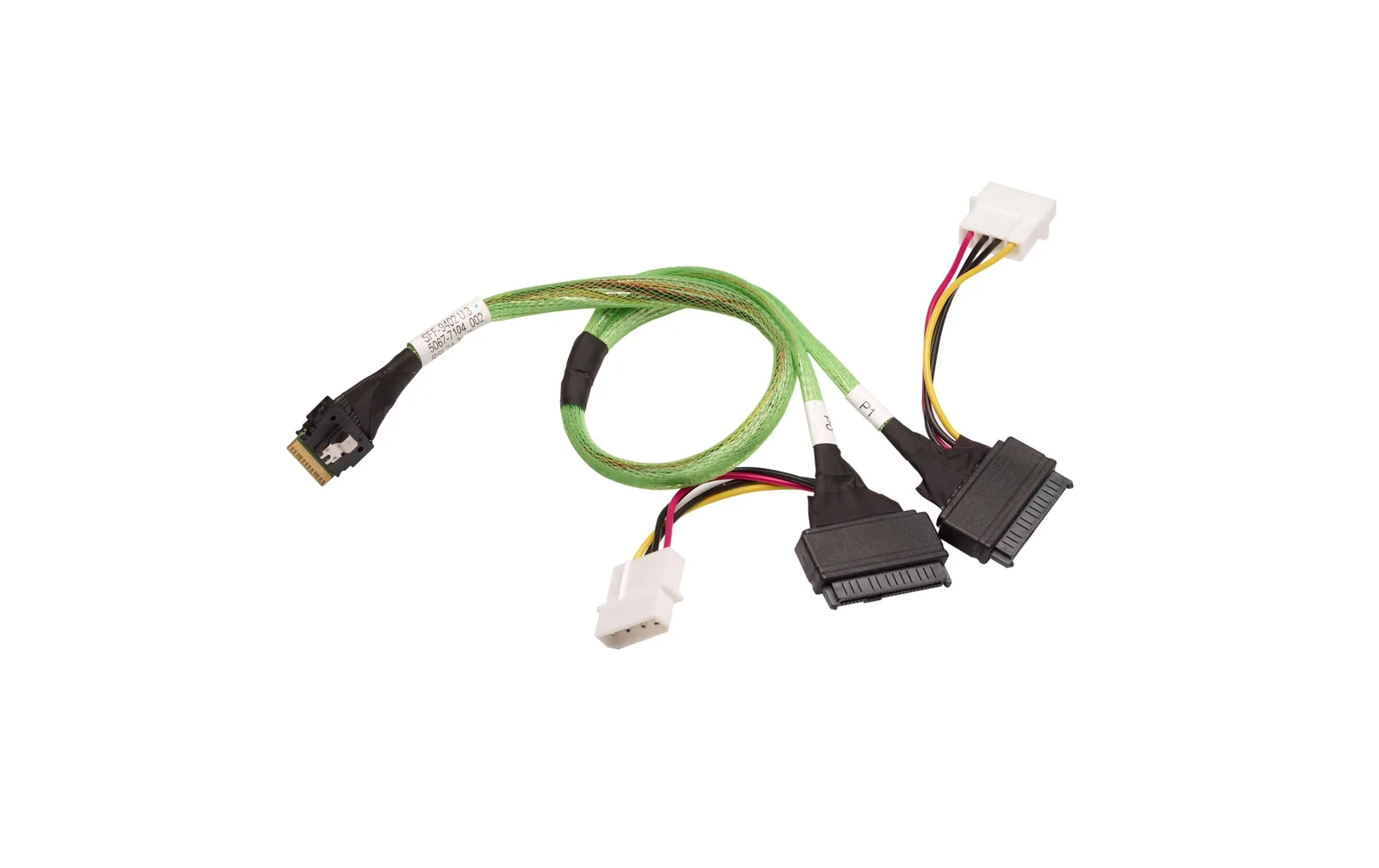 Broadcom SAS-Kabel SFF-8654 - 2x SFF-8639, 100 cm