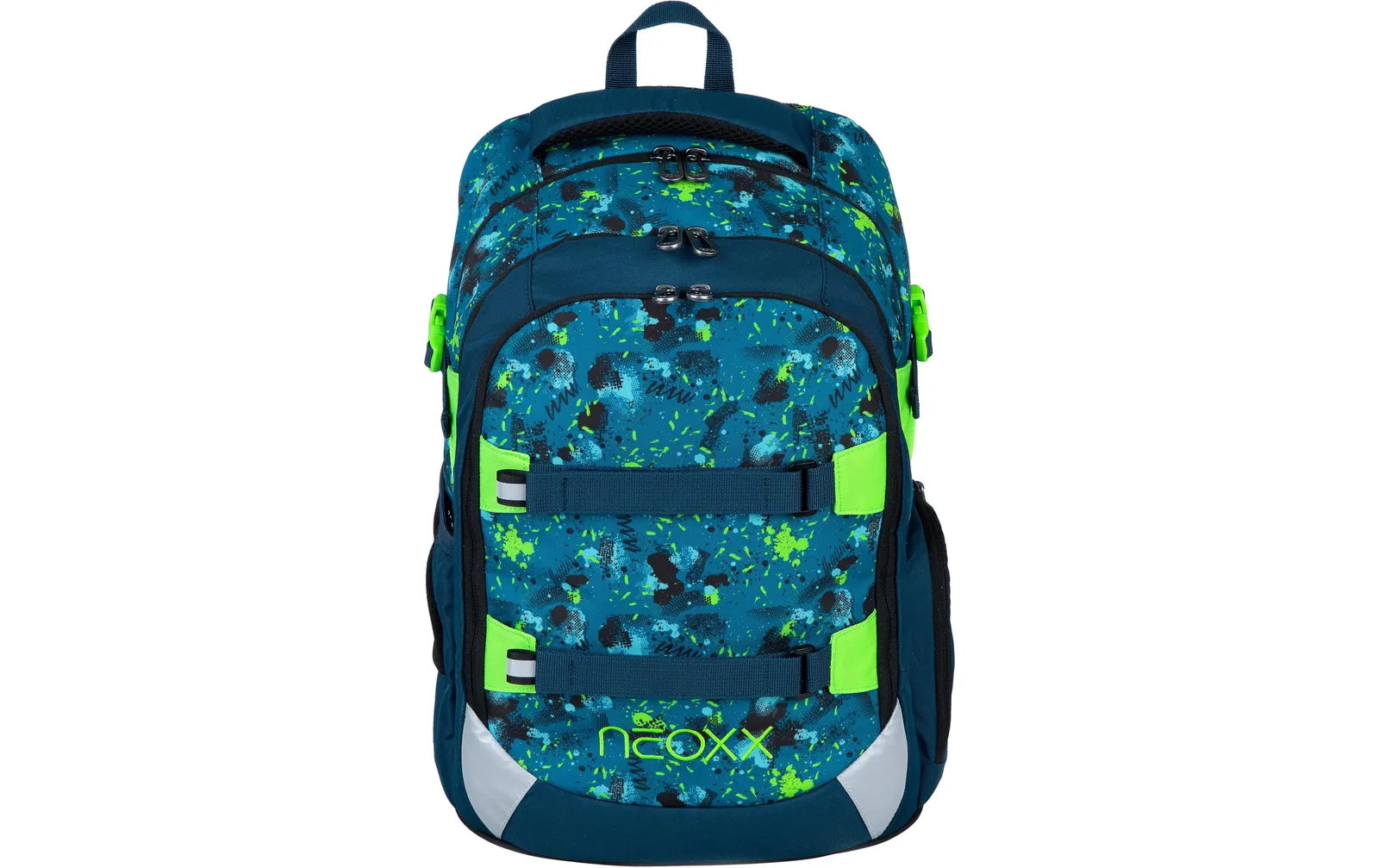 Neoxx Schulrucksack Active Pro, 26 l, Petrol Extreme