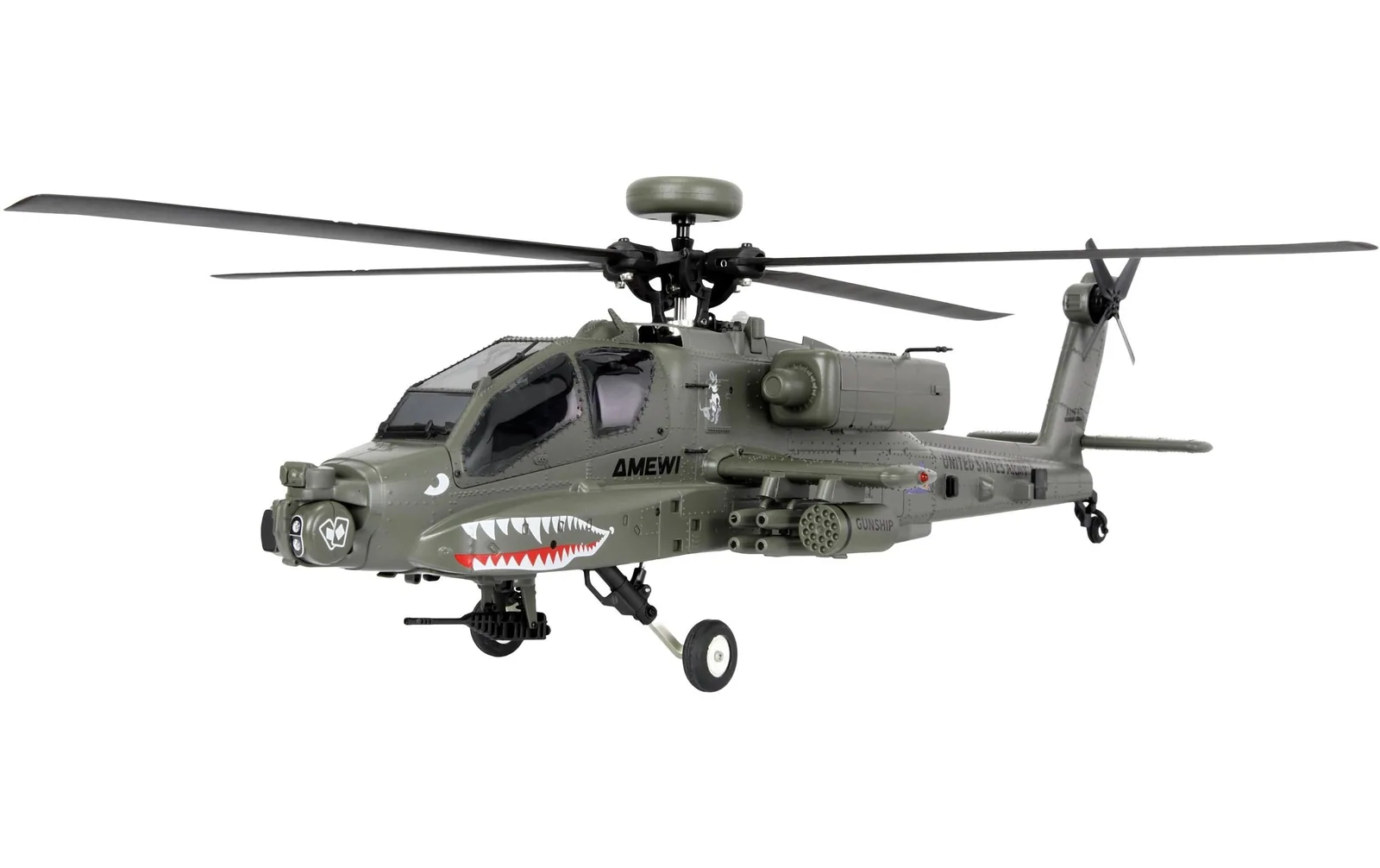 Amewi Helikopter Apache AH-64D CP RTF Grün