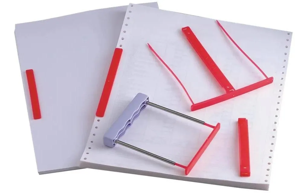 Büromaterial Archivclips mit Übertragungsgriff 100 Stück