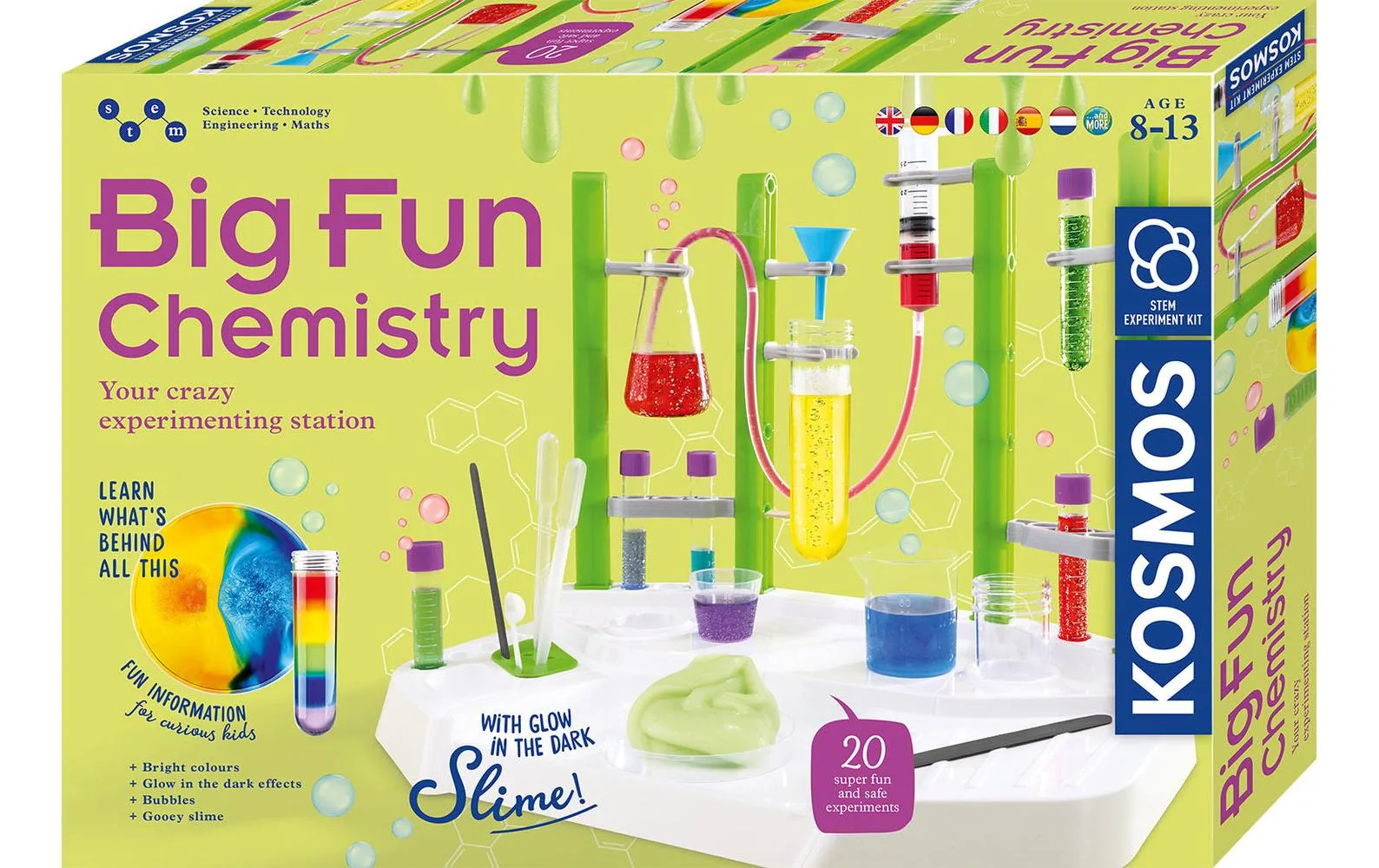 Kosmos Experimentierkasten Big Fun Chemistry Multilingual