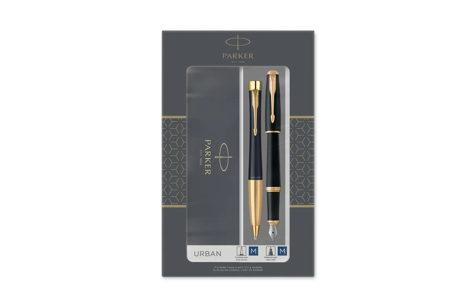 Parker Füllfederhalter DuoSet Urban Muted G.C. Medium (M)