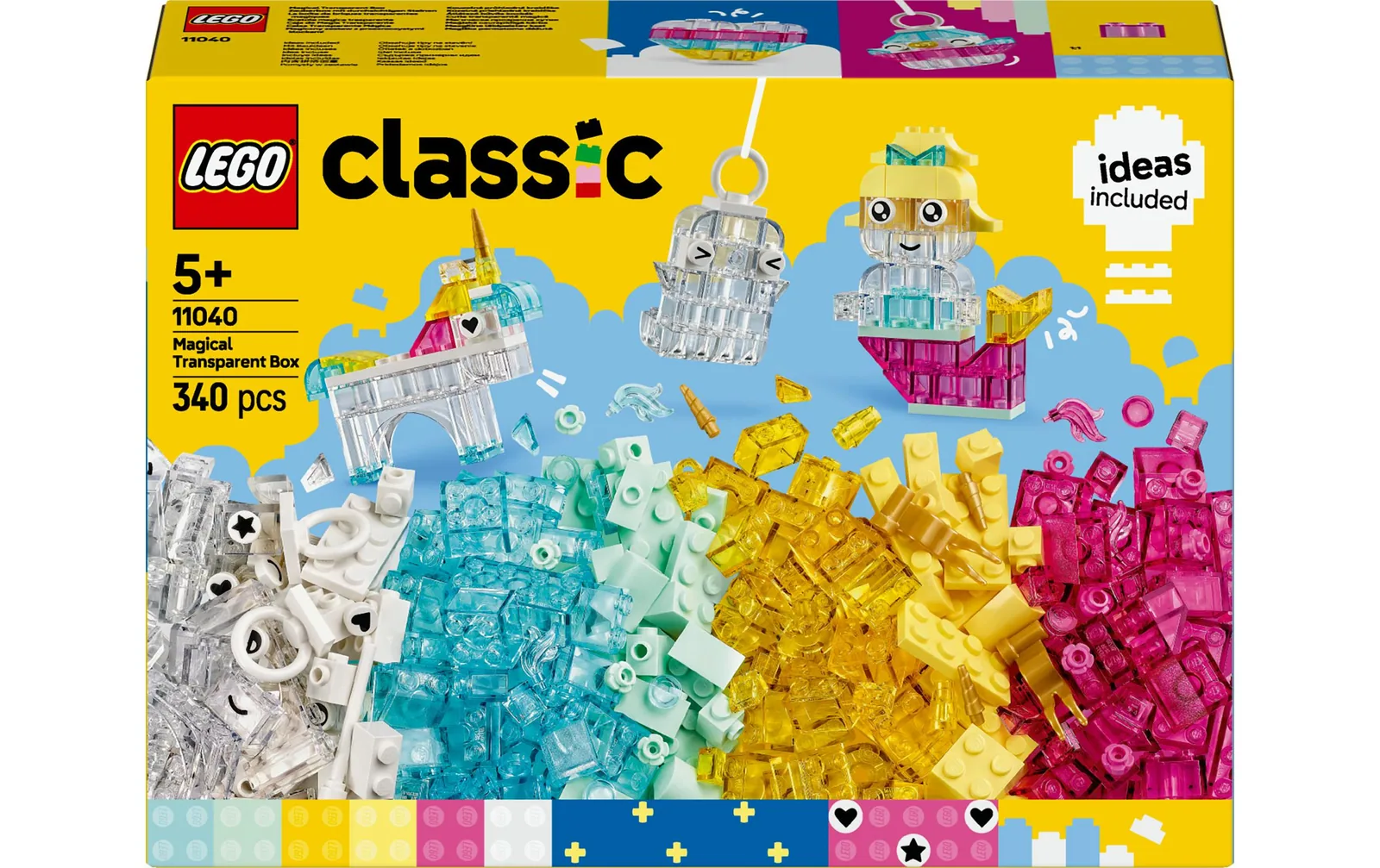 LEGO® Classic Zauberbox mit durchsichtigen Steinen 11040
