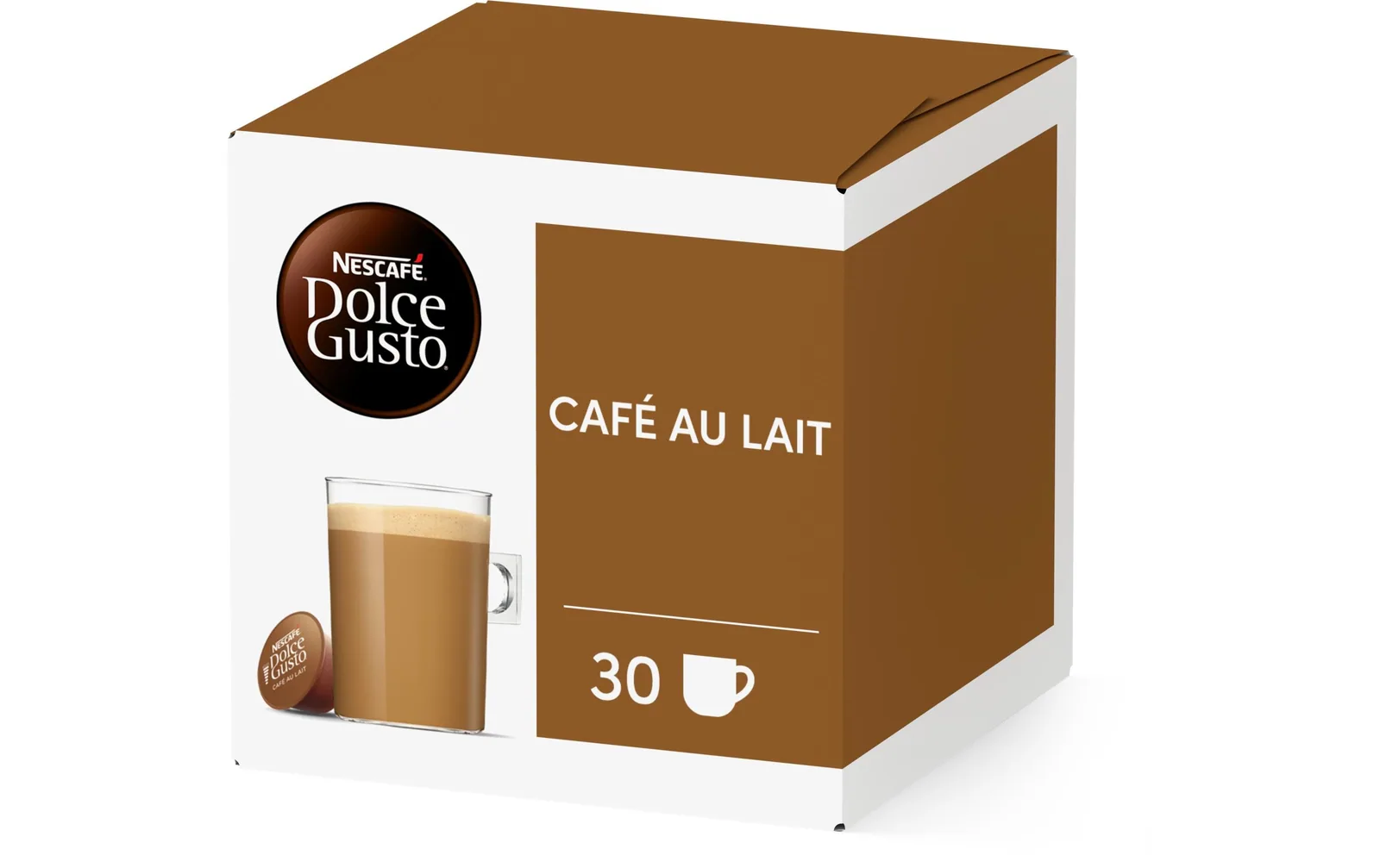 Nescafé Kaffeekapseln Dolce Gusto Café Au Lait 30 Stück