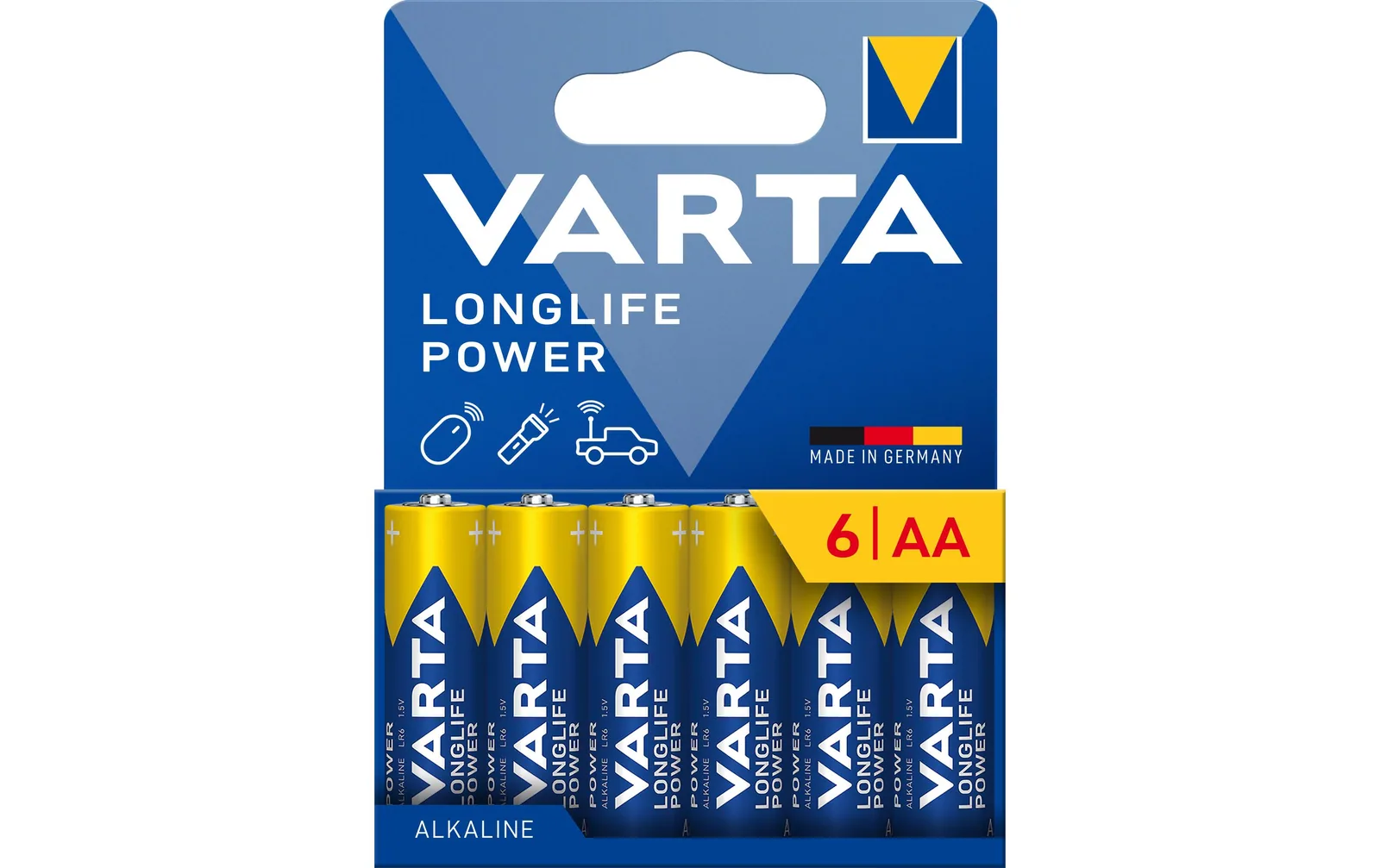 Varta Batterie Longlife Power AA , 6 Stück