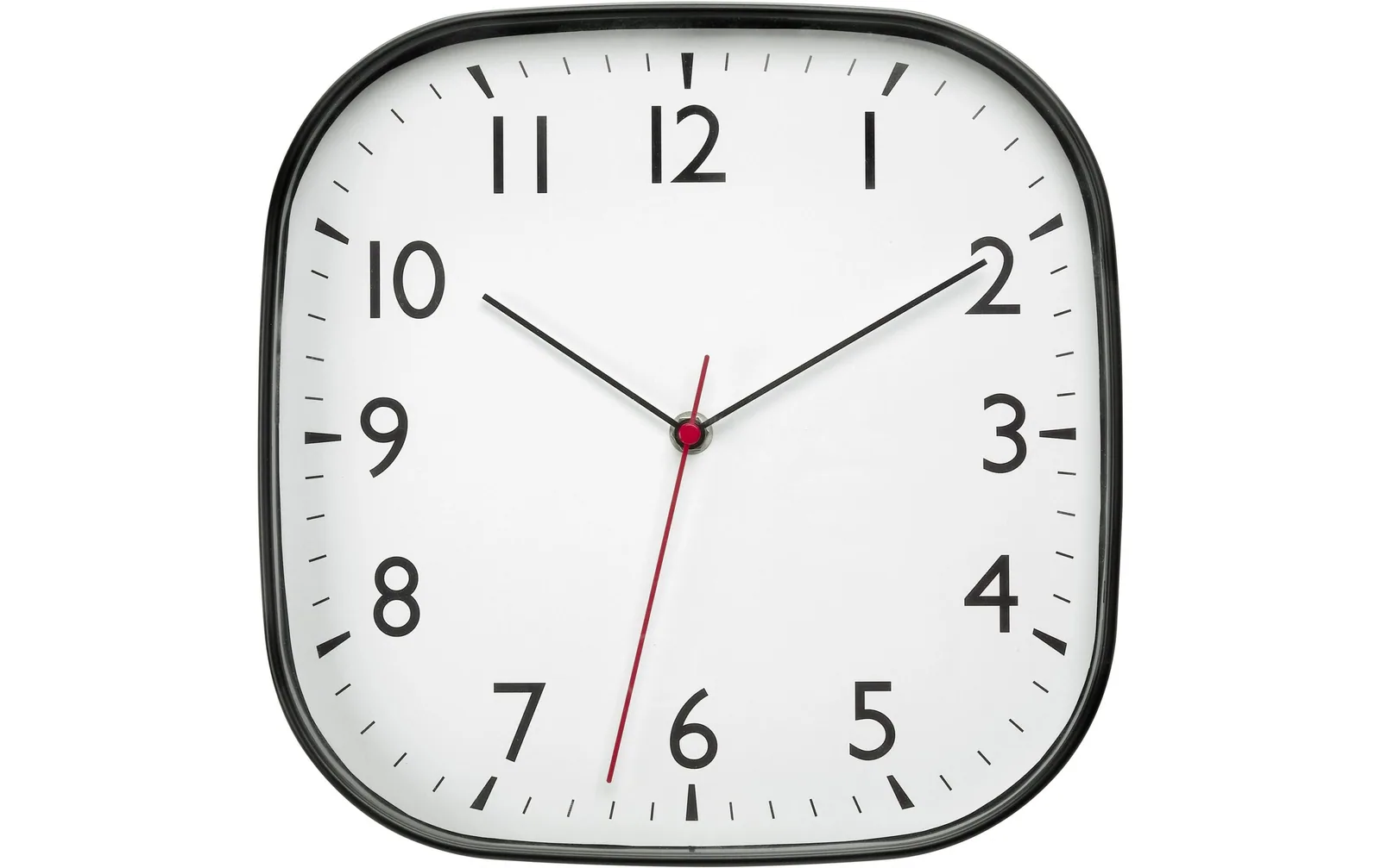 TFA Dostmann Wanduhr Schwarz