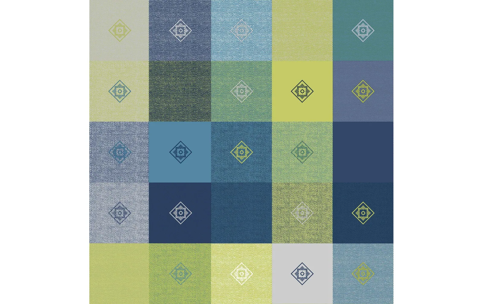 d-c-fix Tischdecke Manhattan Victor 130 cm x 160 cm, Blau