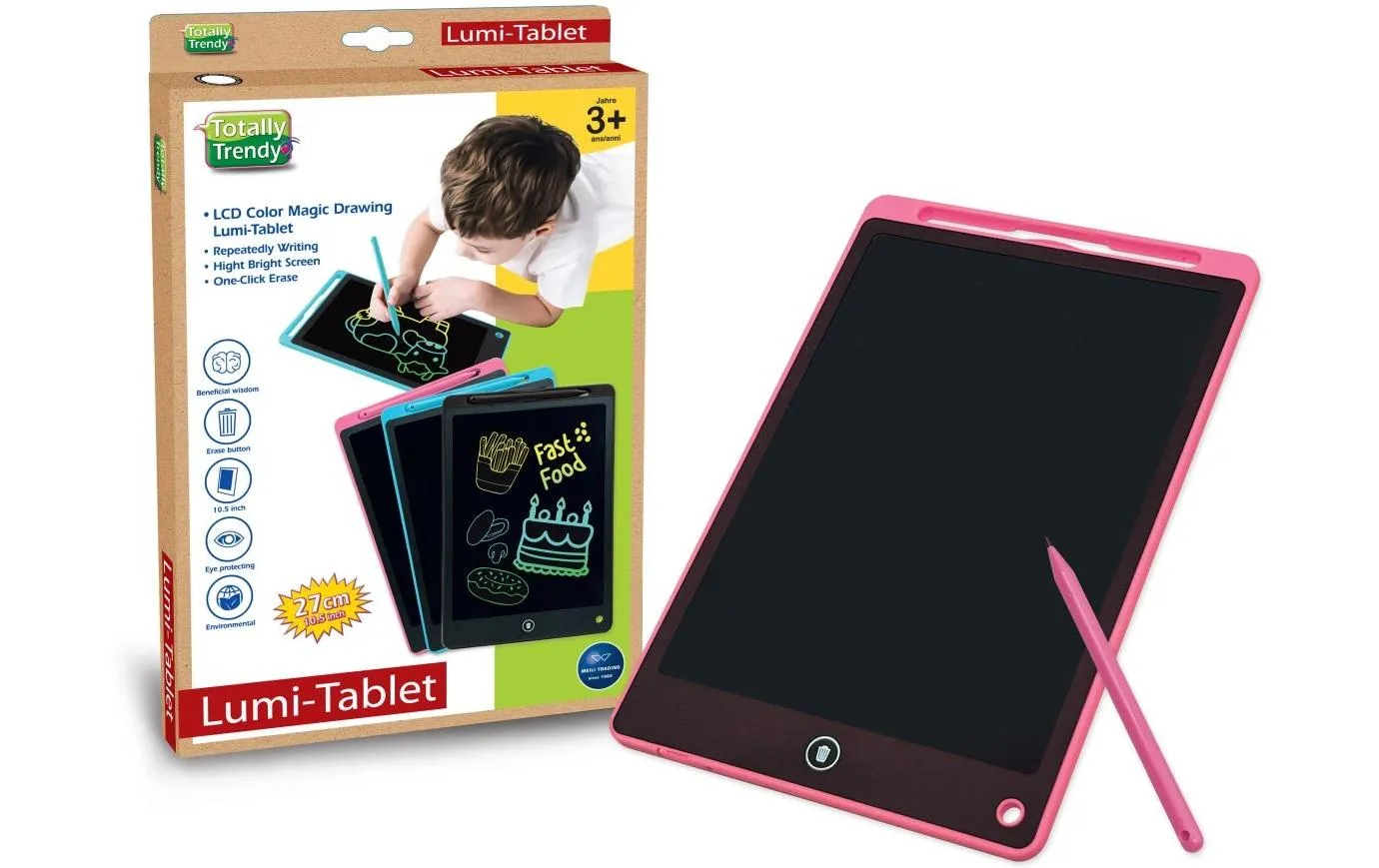 Totally Trendy Magische LCD Schreibtafel assortiert