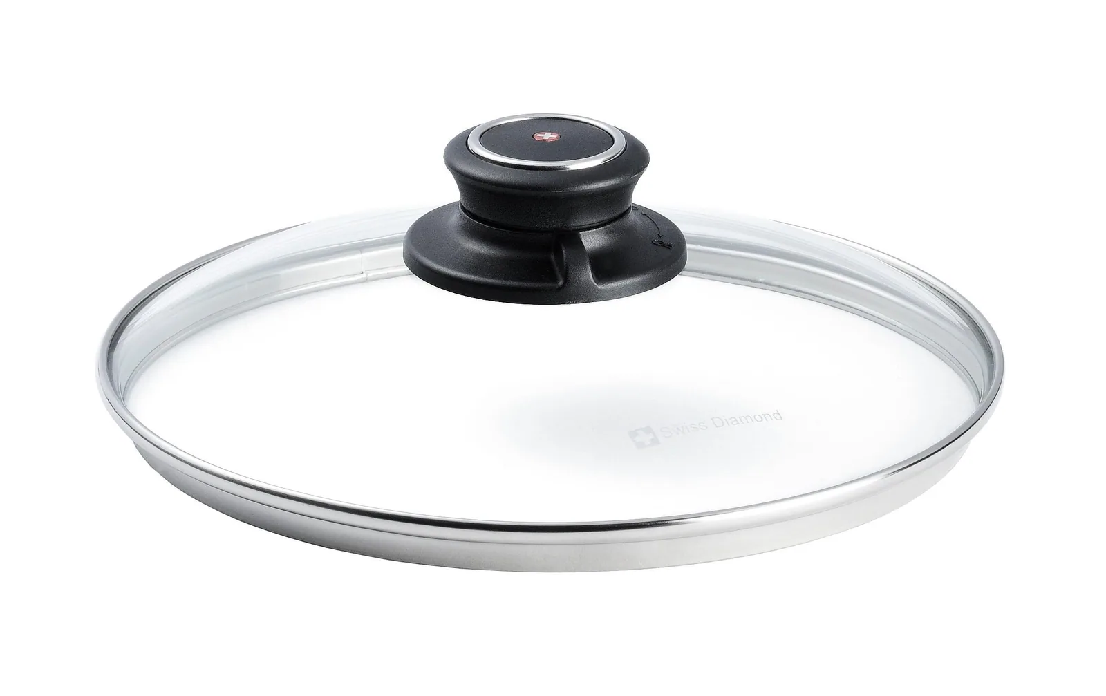 Swiss Diamond Pfannendeckel 24 cm, Transparent