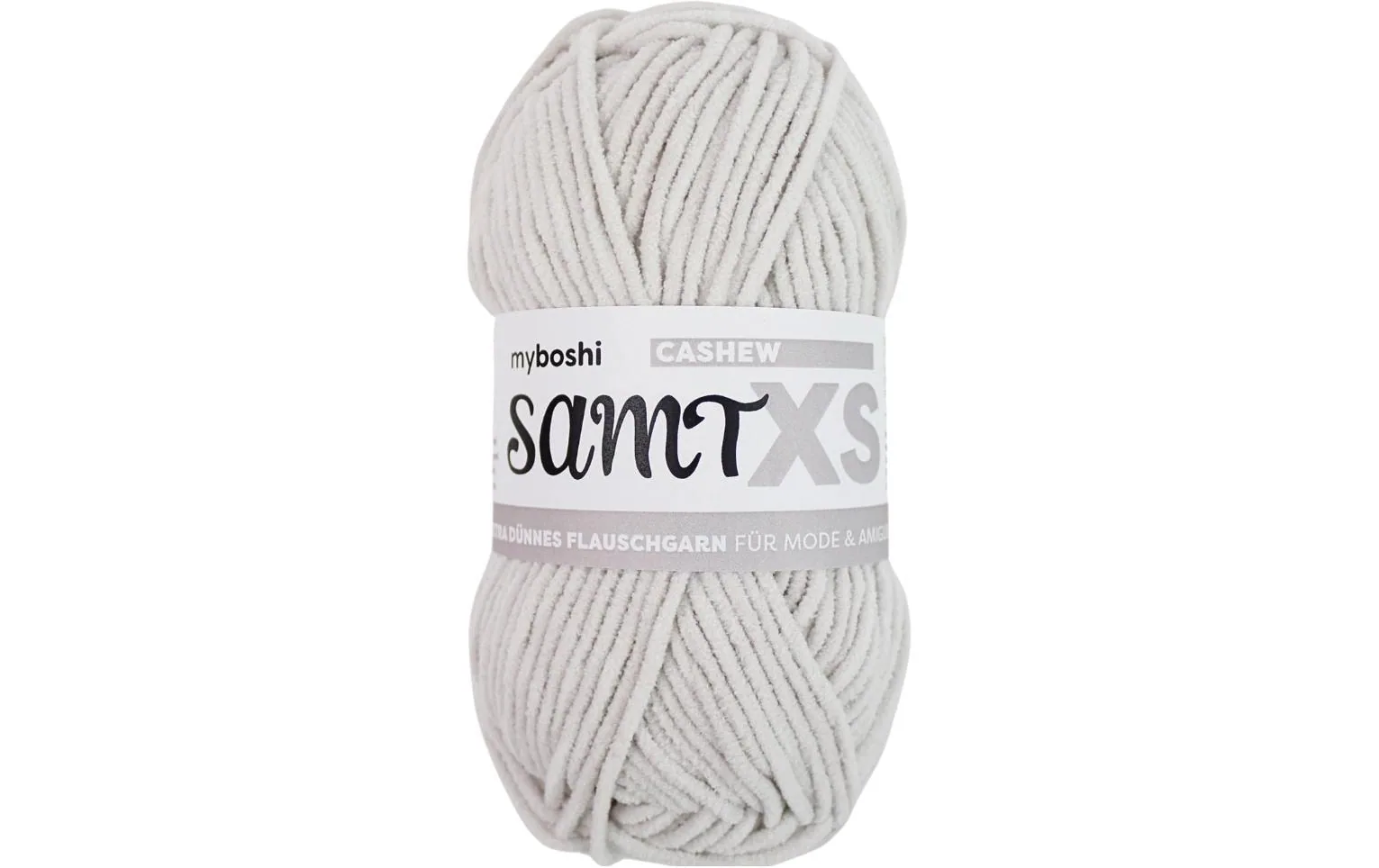 myBoshi Wolle Chenille Samt XS Cashew