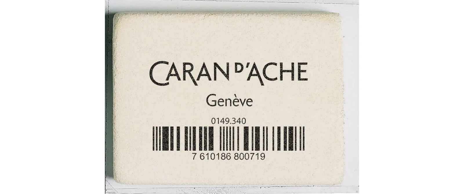 Caran d'Ache Radiergummi Quadrat Weiss