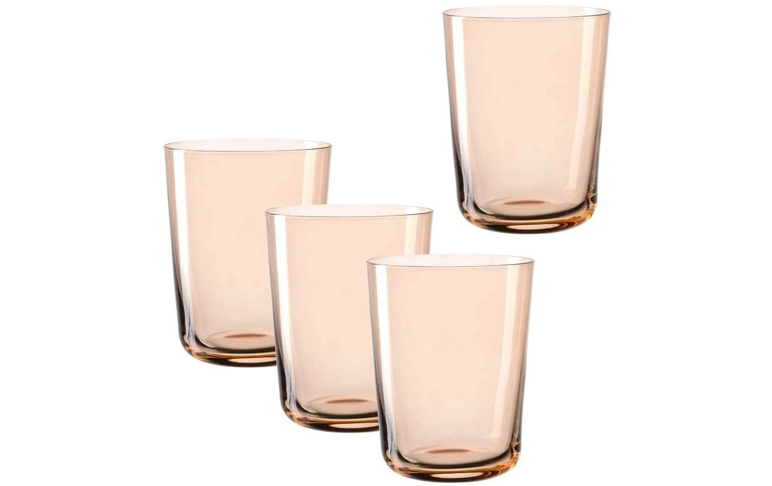 LEONARDO Trinkglas Leggero 240 ml, Cachi, 4 Stück