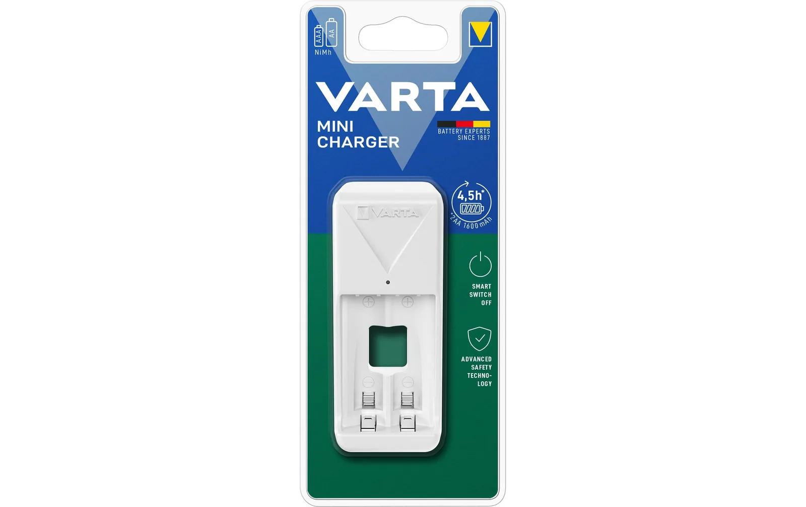 Varta Ladegerät Mini Charger unbestückt (ohne Akkus)