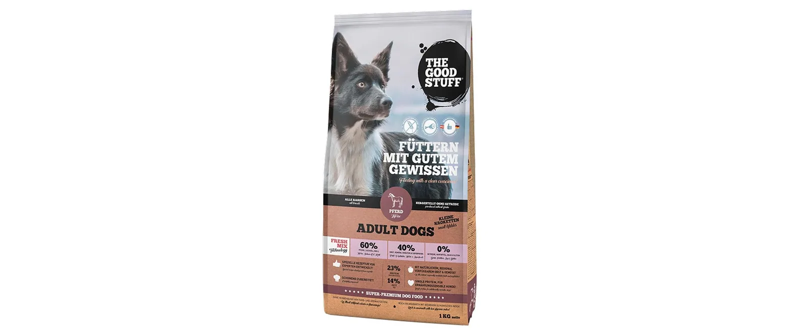 The Goodstuff Trockenfutter Pferd - Minis Adult 1kg