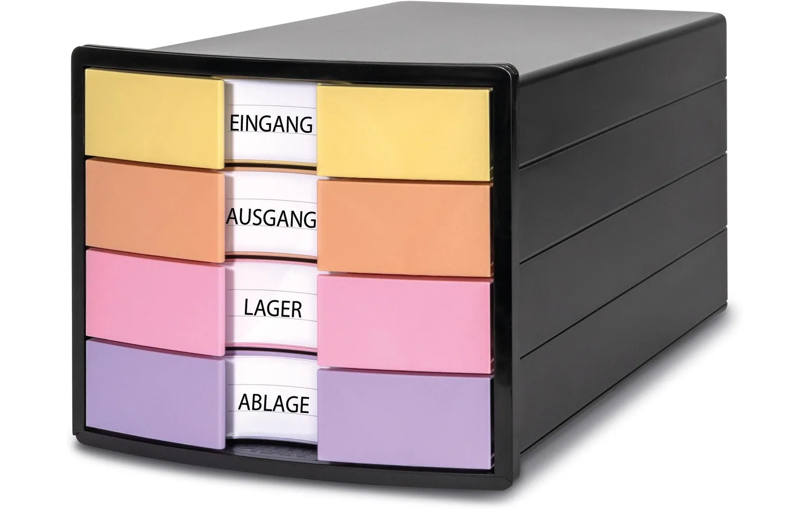 HAN Schubladenbox IMPULS Schwarz / Pastell