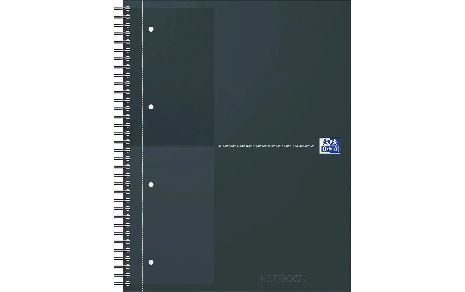 Oxford Notizbuch A4, Liniert, Schwarz