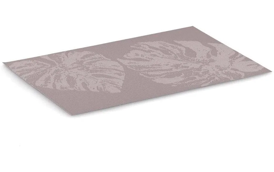 Zeller Present Tischset Monstera 30 cm x 45.5 cm, Hellviolett