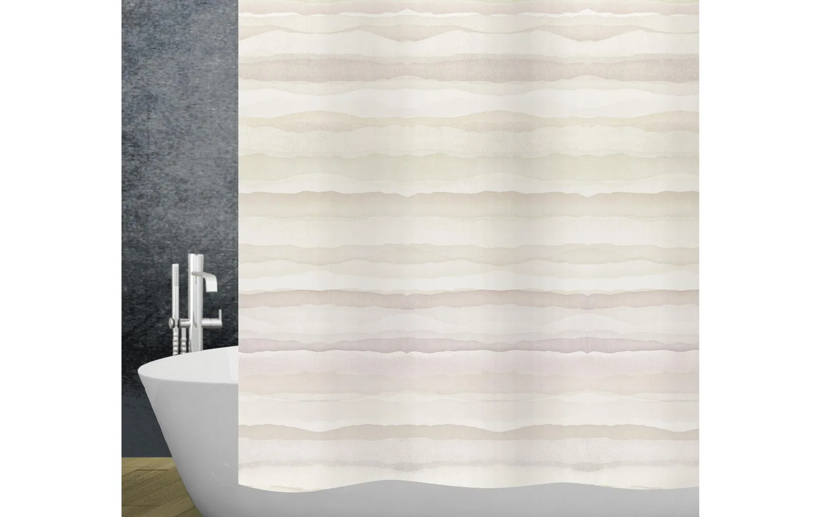 diaqua® Duschvorhang Dune 180 x 200 cm, Beige