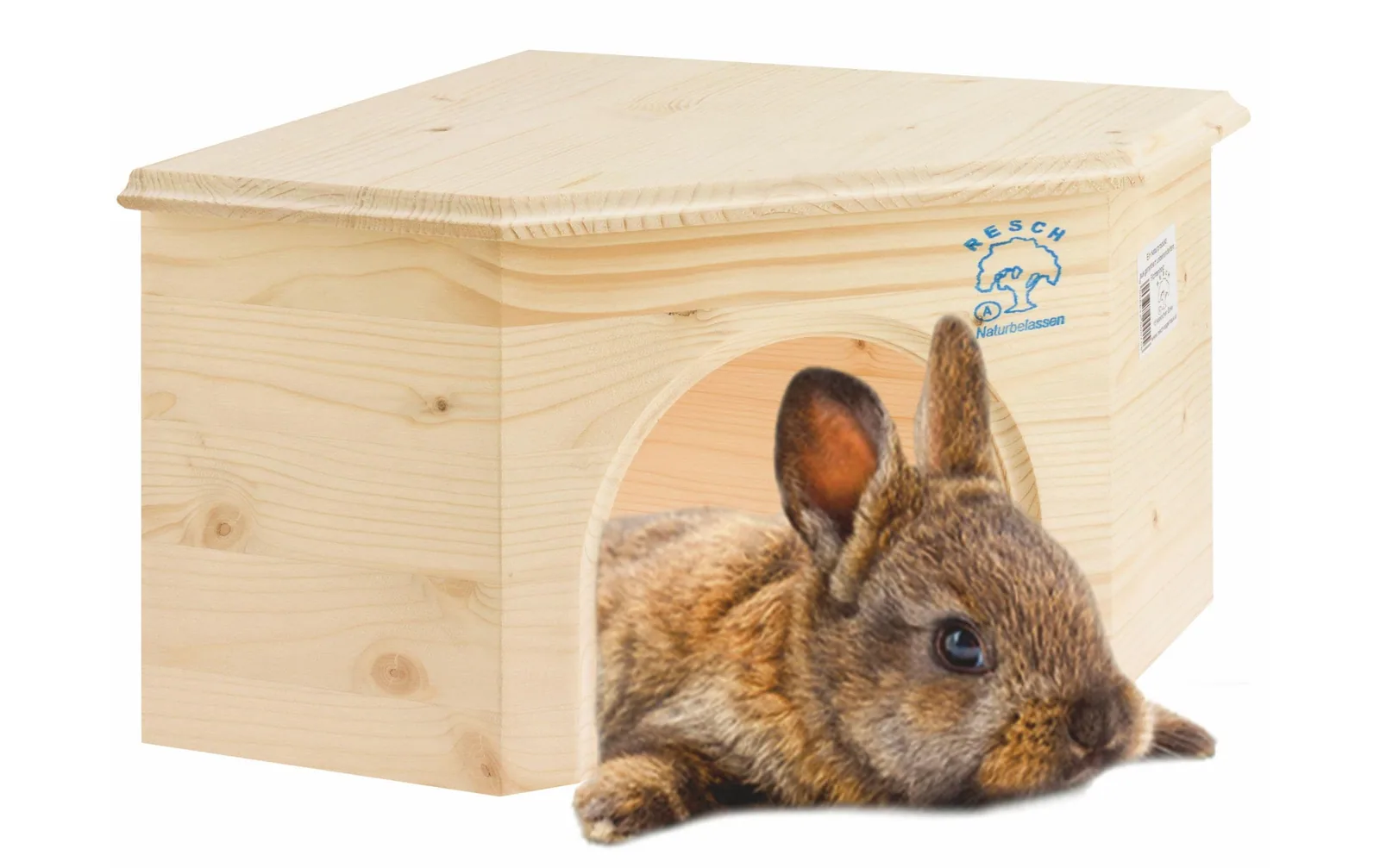 Resch Kaninchen Eckhaus 43 x 31 x 19 cm
