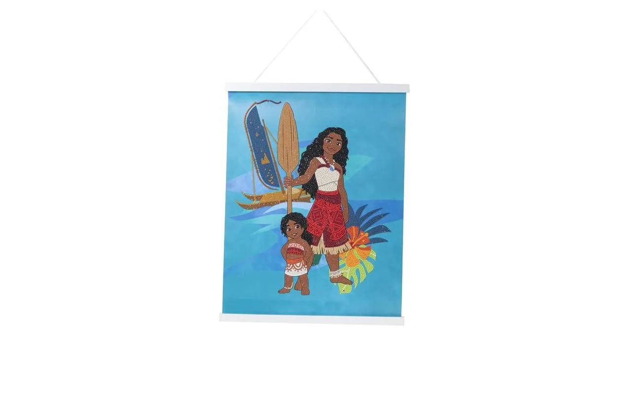 CRAFT Buddy Bastelset Moana Crystal Art Scroll 40 x 50 cm