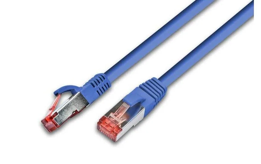 Wirewin Patchkabel RJ-45 - RJ-45, Cat 6, S/FTP, 1 m, Blau
