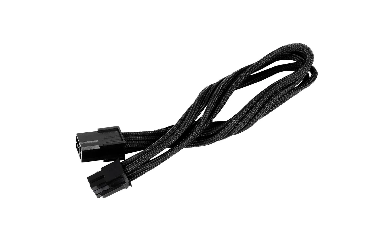 SilverStone Stromverlängerungskabel 6Pin - 6Pin PCIe Schwarz