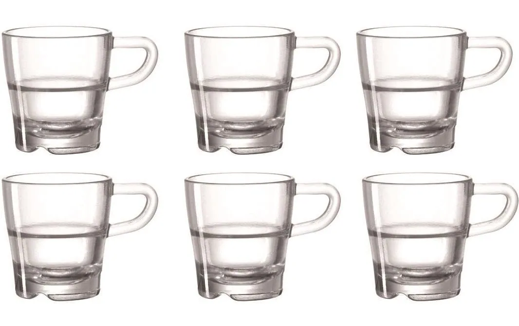 LEONARDO Espressotasse Senso 70 ml, 6 Stück, Transparent