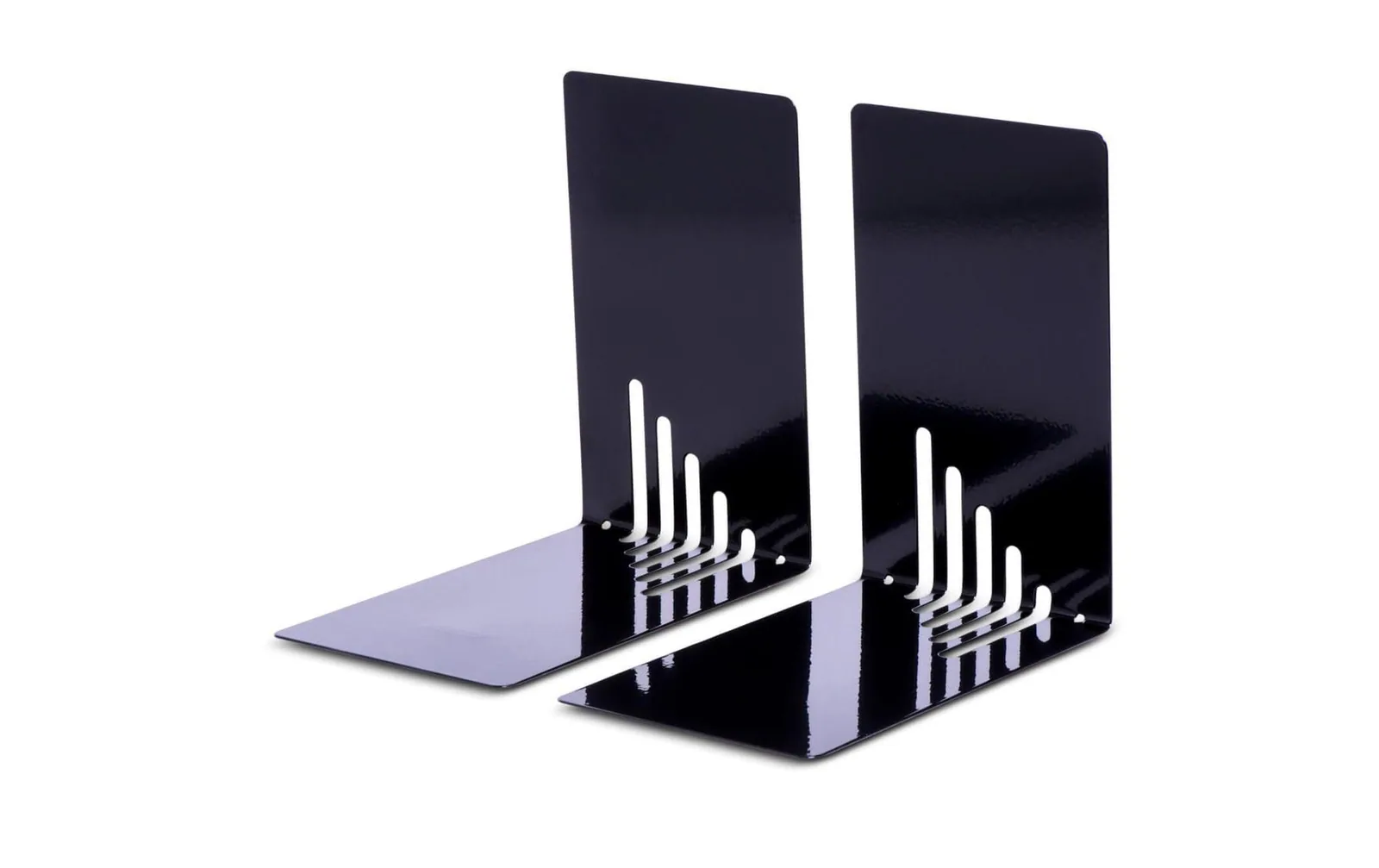 Maul Buchstützen-Set S Schwarz, Metall