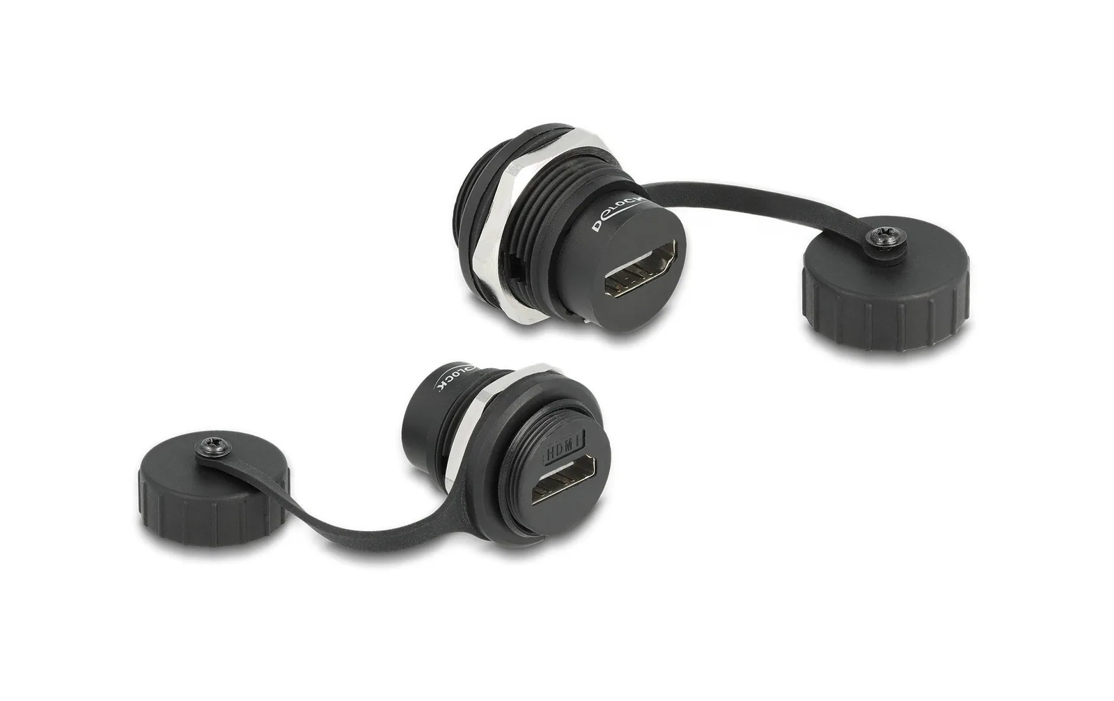 Delock HDMI-A Einbaubuchse IP67 staub- & wassserdicht