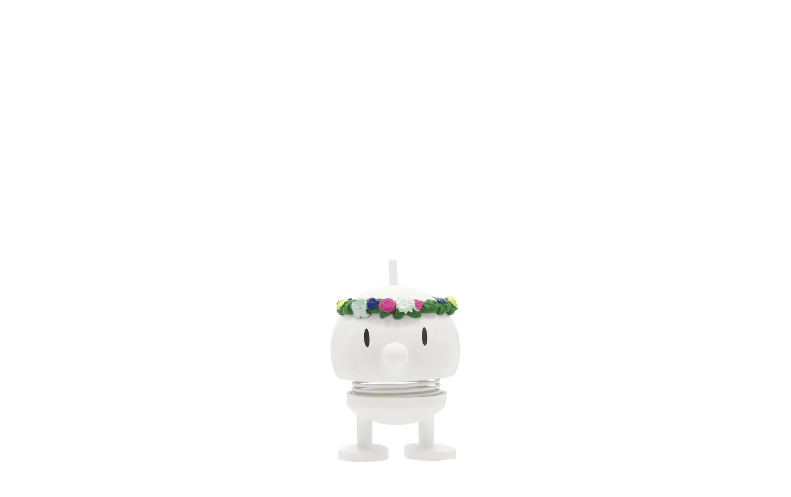 Hoptimist Aufsteller Bumble Midsommar, S Weiss 4.5 x 5.9 x 7.5 cm
