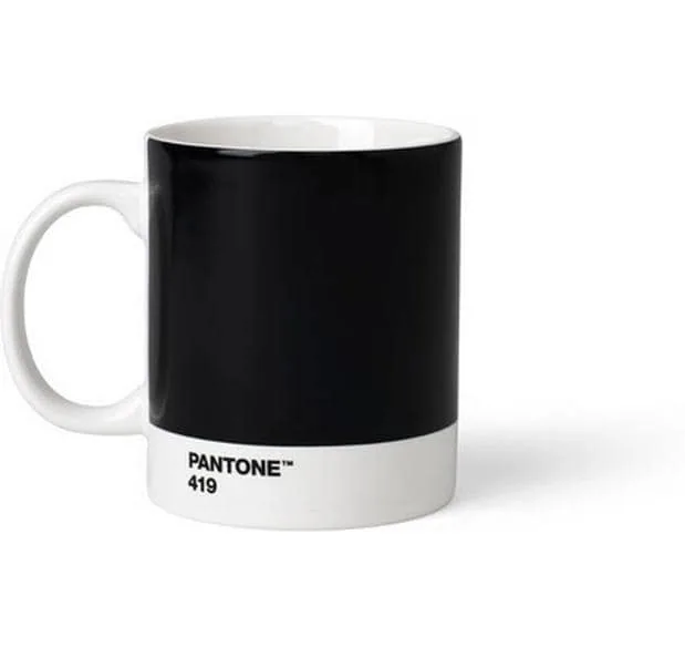 Pantone by Copenhagen Design Becher 375 ml, 1 Stück, Schwarz