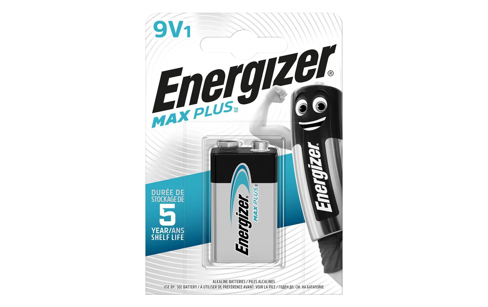 Energizer Batterie Max Plus 9V E-Block , 1 Stück