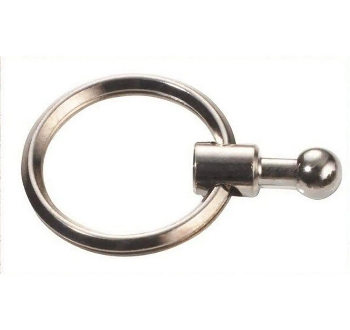 Troika Ersatzring Patent Chrome Schwarz Matt, 1 Stück