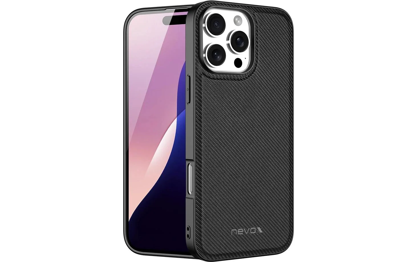Nevox Back Cover StyleShell Nylo iPhone 16 Pro Max Schwarz