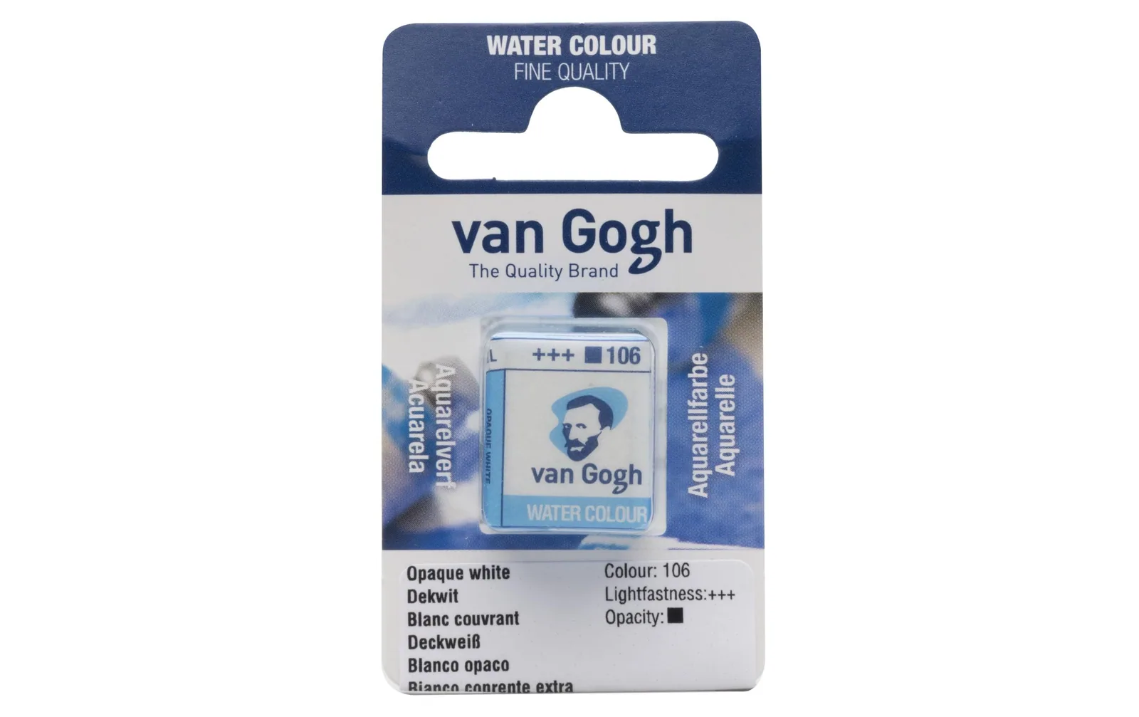 Van Gogh Aquarellfarbe 106 Deckweiss, 1 Stück