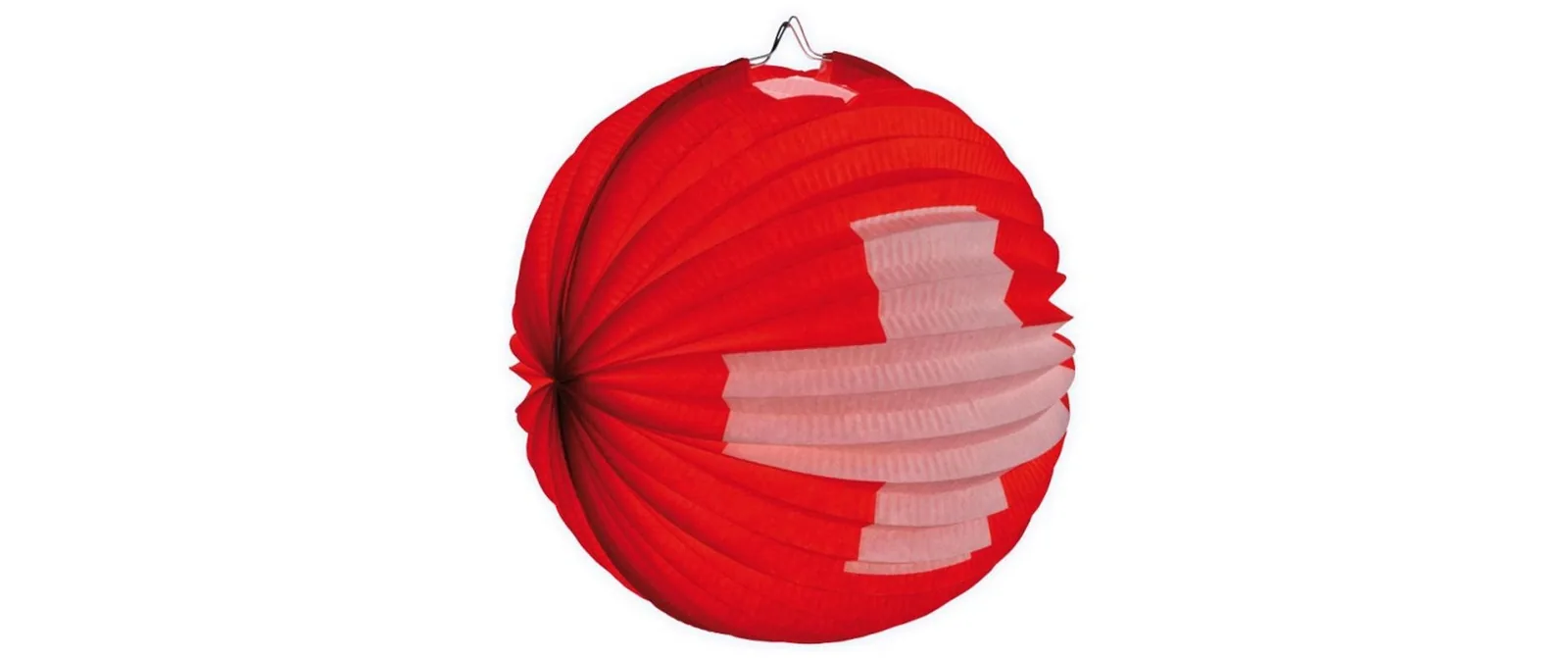 Haushaltsware Lampion Schweizerkreuz, 25 cm