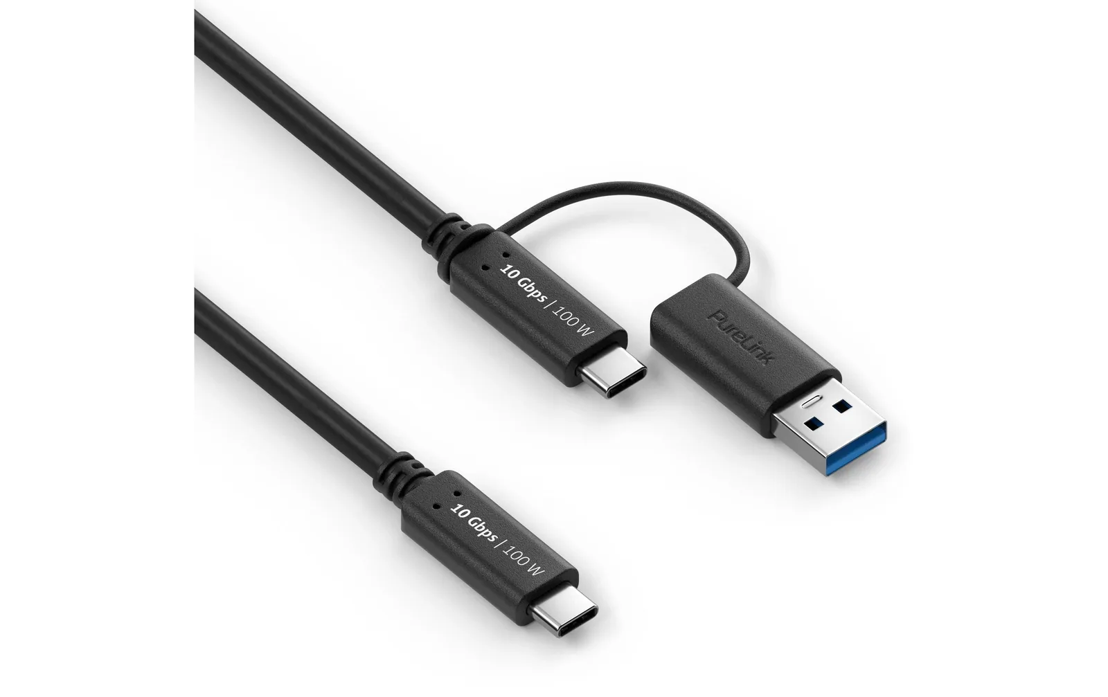 PureLink iSeries USB-Kabel C-C, USB-A Aufsatz USB-C - USB-A/USB-C 1 m