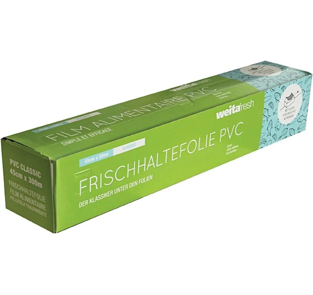 Weita Frischhaltefolie mit Slider 1 Stück, Transparent, 45 cm