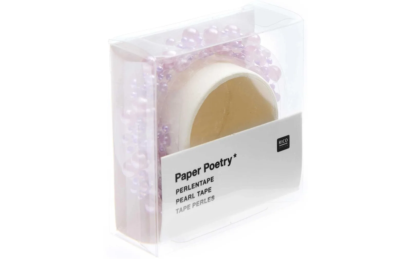 Rico Design Perlensticker Paper Poetry 50 cm, 1 Stück Rosa