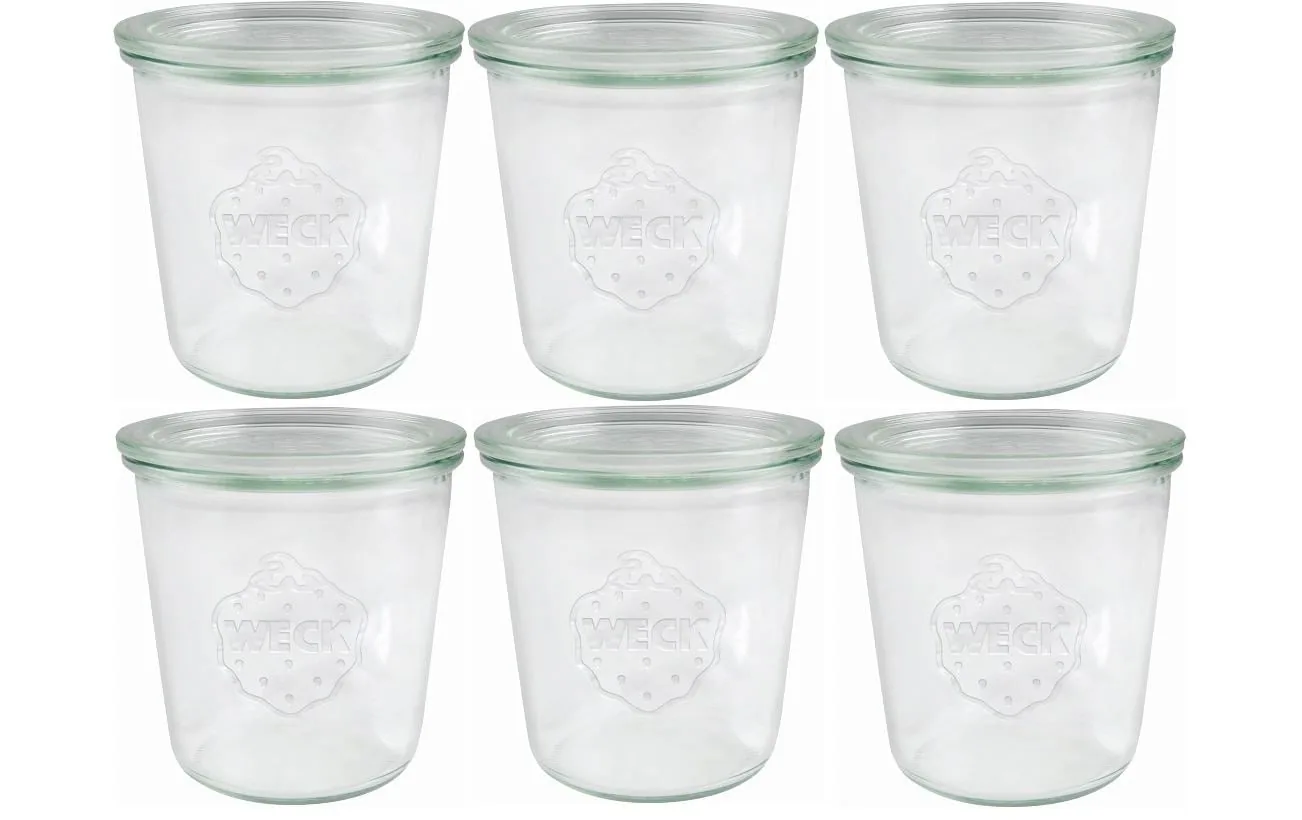 Weck Einmachglas 500 ml, 6 Stück