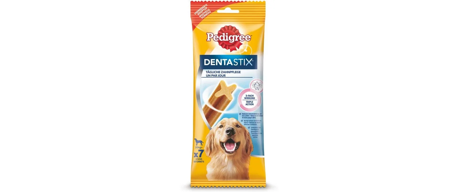 Pedigree Kaustange Dentastix Daily Oral Care grosse Hunde, 7 Stück