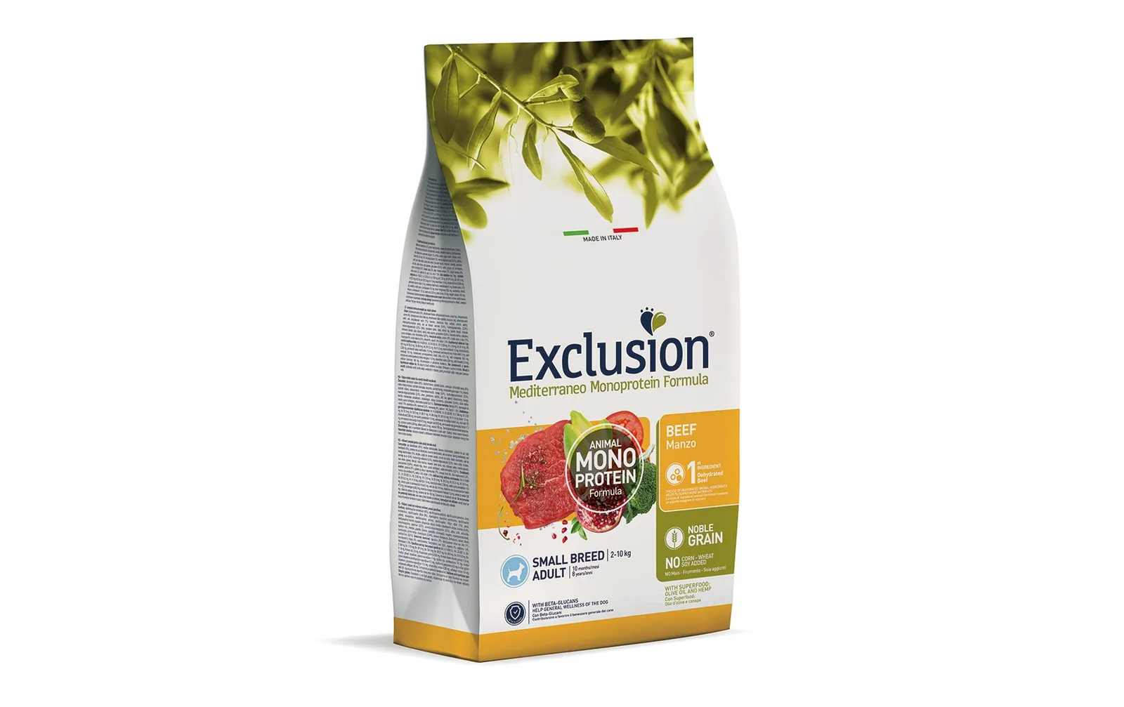 Exclusion Trockenfutter Adult Small Beef, 2 kg
