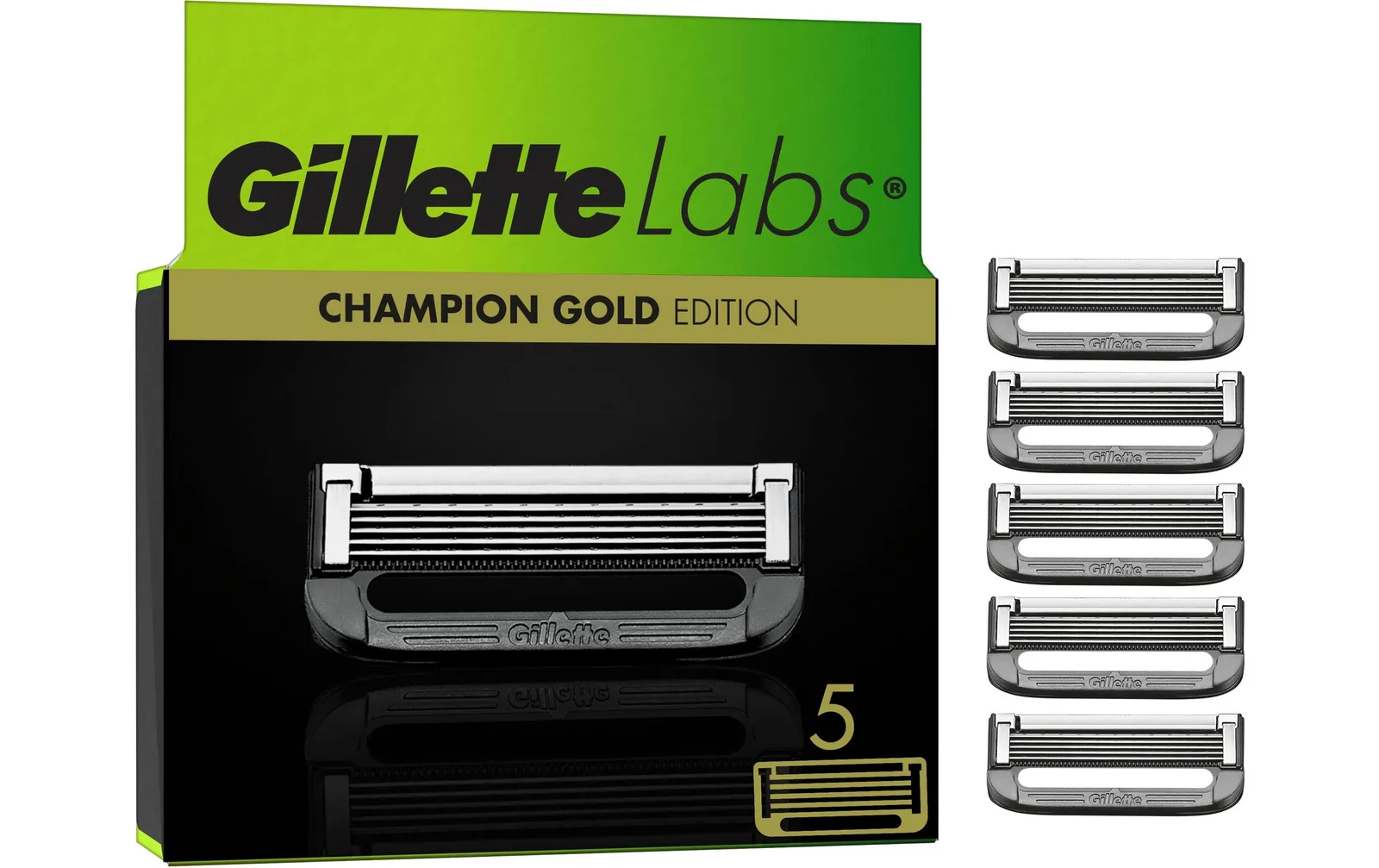 Gillette Rasierklingen Labs Gold 5 Stück