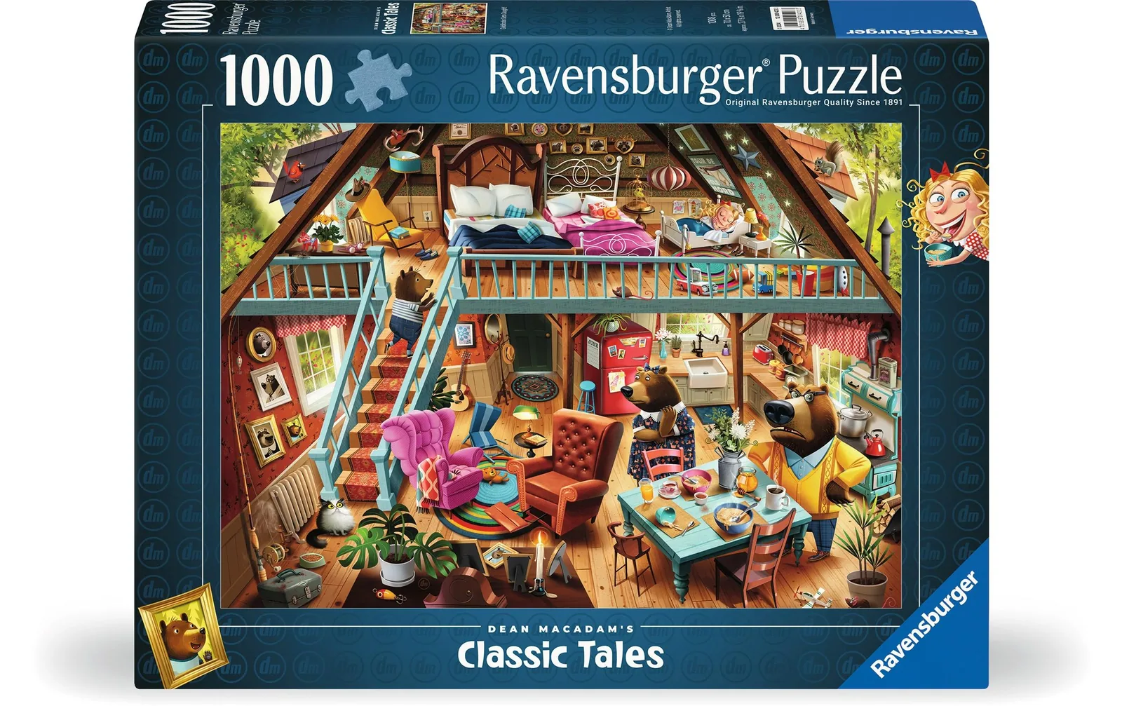 Ravensburger Puzzle Das Märchen von Goldlöckchen 1000 Teile
