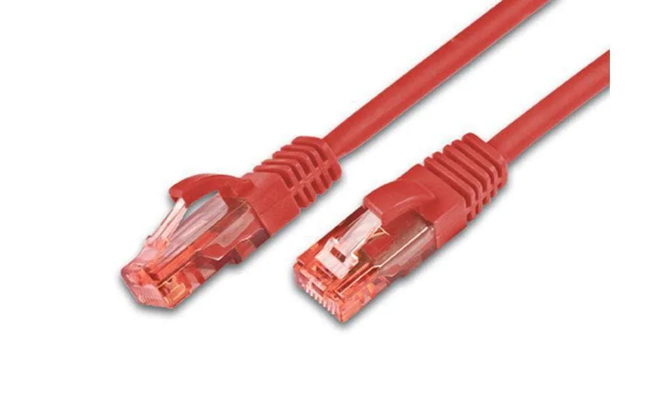 Wirewin Patchkabel RJ-45 - RJ-45, Cat 6, UTP, 3 m, Rot