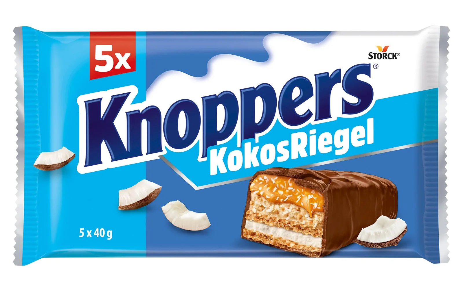 Storck Riegel Knoppers Kokos 5 x 40 g